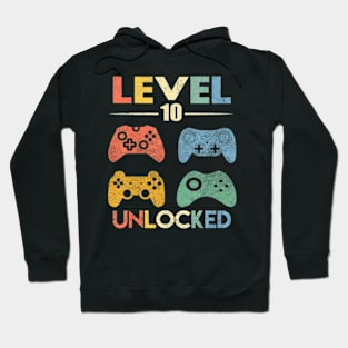 Level 10 Video 10th Birthday Hoodie